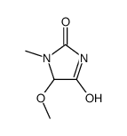 5-methoxy-1-methylimidazolidine-2,4-dione Structure