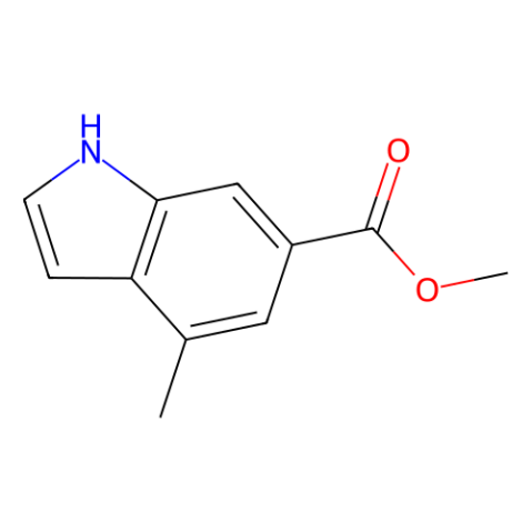 Methyl 4-methyl-1H-indole-6-carboxylate structure