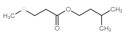 3-甲硫基基丙酸异戊酯结构式