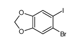 5-BROMO-6-IODOBENZO[D][1,3]DIOXOLE结构式