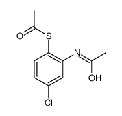 S-(2-acetamido-4-chlorophenyl) ethanethioate结构式