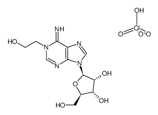 1-(2-hydroxyethyl)adenosine perchlorate Structure