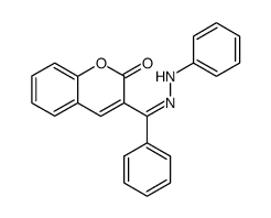 3-benzoyl-coumarin phenylhydrazone Structure
