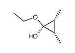 1-Ethoxy-c-2,c-3-dimethyl-r-1-cyclopropanol Structure