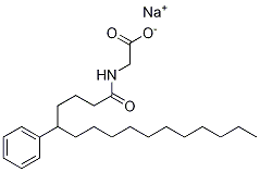 N-十六酰基-D-苯基甘氨酸-钠盐结构式