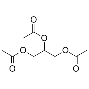 三醋酸甘油酯结构式