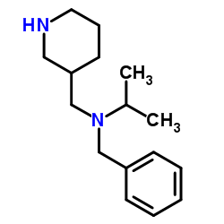 N-Benzyl-N-(3-piperidinylmethyl)-2-propanamine Structure