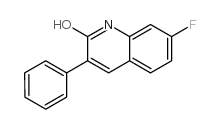 7-氟-3-苯基-2-喹啉结构式
