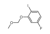 4-fluoro-1-iodo-2-methoxymethoxy-benzene Structure