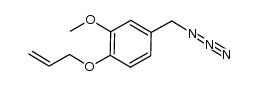 1-(allyloxy)-4-(azidomethyl)-2-methoxybenzene结构式