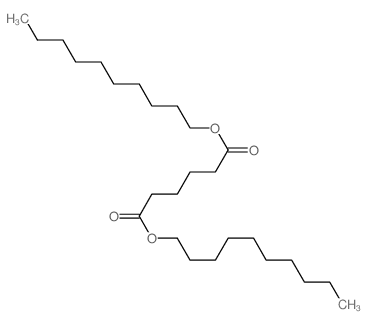 Hexanedioic acid,1,6-didecyl ester Structure
