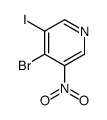 4-溴-3-碘-5-硝基吡啶结构式