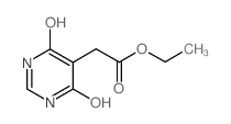Ethyl 2-(4,6-dihydroxypyrimidin-5-yl)acetate Structure