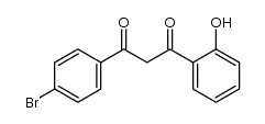 1-(4'-bromophenyl)-3-(2-hydroxyphenyl)propane-1,3-dione Structure