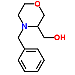 N-苄基-3-羟甲基吗啉结构式
