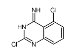 2,5-二氯-4-氨基喹唑啉结构式