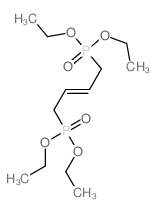 Phosphonic acid,2-butene-1,4-diylbis-, tetraethyl ester (9CI)结构式