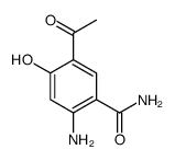 5-acetyl-2-amino-4-hydroxybenzamide Structure