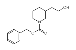 1-Cbz-3-(2-羟基乙基)-哌啶结构式