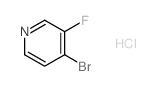 4-溴-3-氟吡啶盐酸盐结构式