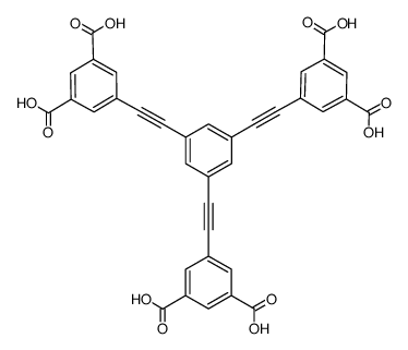 1,3,5-Tris(3,5-dicarboxyphenylethynyl)benzene Structure