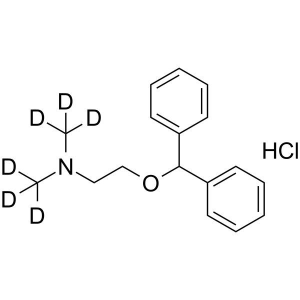 Diphenhydramine-d6 hydrochloride Structure