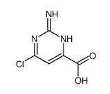 2-Amino-6-chloropyrimidine-4-carboxylic acid Structure