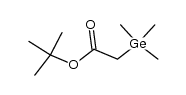 tert-butyl (trimethylgermyl)acetate结构式