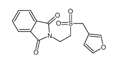 2-[2-(furan-3-ylmethylsulfonyl)ethyl]isoindole-1,3-dione Structure