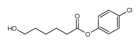 6-hydroxycaproic acid 4-chlorophenyl ester结构式