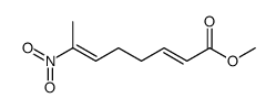 methyl 7-nitroocta-2,6-dienoate结构式