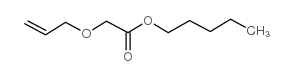 (2-甲基丁氧代)乙酸-2-丙烯醇酯结构式