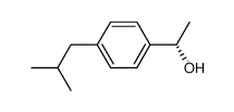 (S)-(-)-1-(4-isobutylphenyl)ethanol Structure