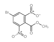 4-溴-2,6-二硝基苯甲酸甲酯结构式