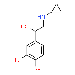 1,2-Benzenediol,4-[2-(cyclopropylamino)-1-hydroxyethyl]-(9CI)结构式