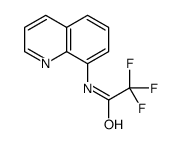 2,2,2-三氟-n-(喹啉-8-基)乙酰胺结构式