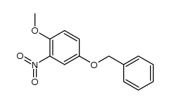 4-benzyloxy-1-methoxy-2-nitro-benzene结构式