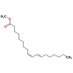 Methyl (9Z,11E)-9,11-octadecadienoate structure