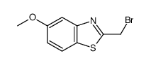 2-(BROMOMETHYL)-5-METHOXYBENZOTHIAZOLE结构式