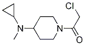 2-Chloro-1-[4-(cyclopropyl-Methyl-aMino)-piperidin-1-yl]-ethanone Structure