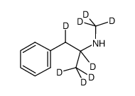 (±)-Methamphetamine-D8 Structure