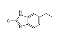 2-chloro-6-isopropyl-1H-benzo[d]imidazole Structure