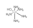 Cobalt(3+),pentaammineaqua-, trichloride, (OC-6-22)- (9CI)结构式