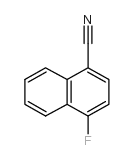 4-氟萘-1-甲腈结构式