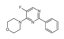 4-(5-fluoro-2-phenylpyrimidin-4-yl)morpholine Structure
