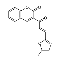 3-(3-(5-methylfuran-2-yl)acryloyl)-2H-chromen-2-one结构式