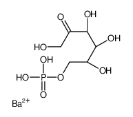 barium(2+),[(2R,3R,4S)-2,3,4,6-tetrahydroxy-5-oxohexyl] dihydrogen phosphate Structure