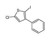 5-chloro-2-iodo-3-phenylthiophene结构式