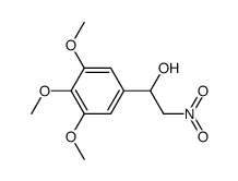1-(1-hydroxy-2-nitroethyl)-3,4,5-trimethoxybenzene结构式