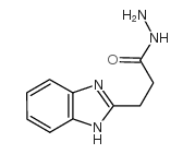 3-(1H-BENZOIMIDAZOL-2-YL)-PROPIONIC ACID HYDRAZIDE结构式